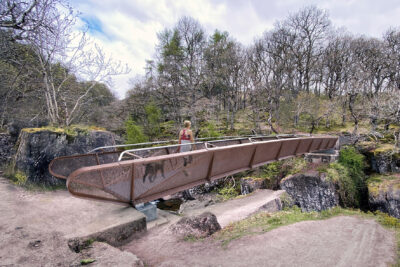 Bracklinn Falls Footbridge by Bridge Architect BEAM Architects